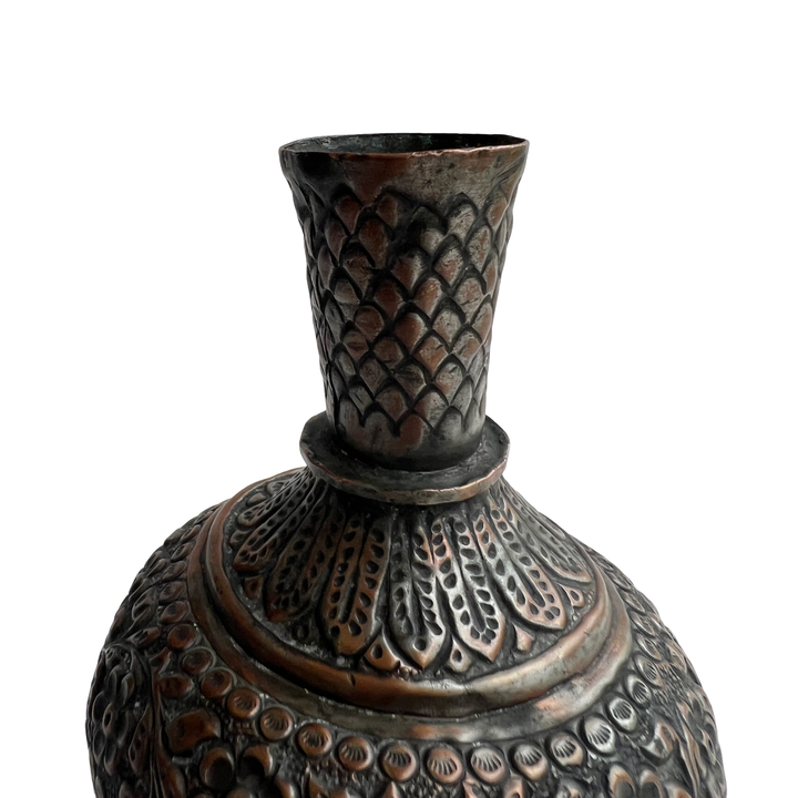 Vintage Copper Surahi Vase