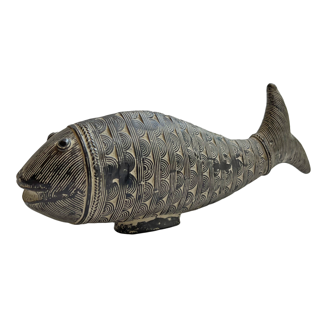 Carved Fish Sculpture