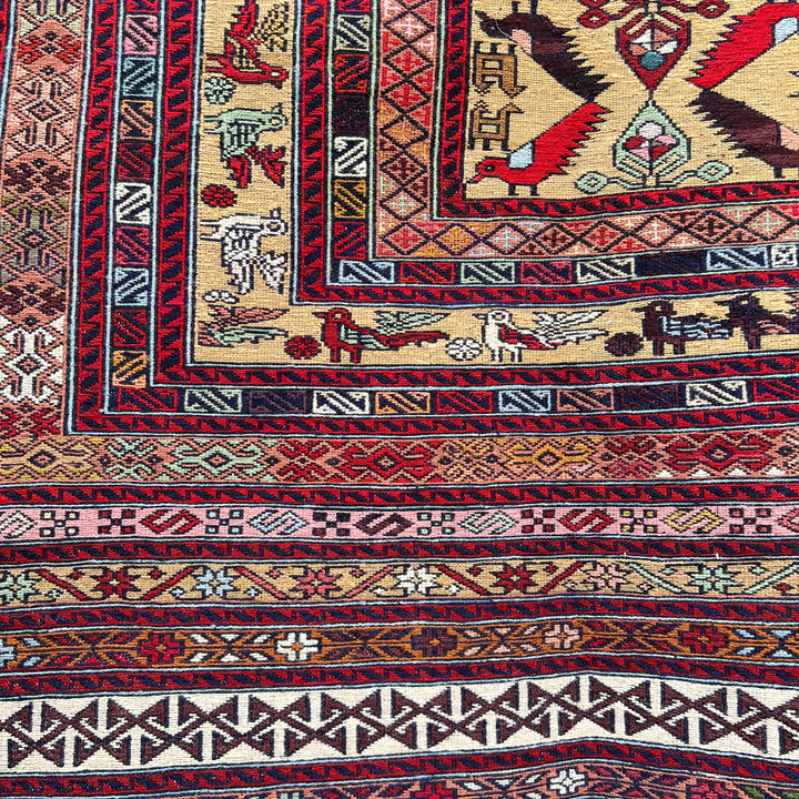 Akay Maliky One-OF-A-Kind-Afghan Rug