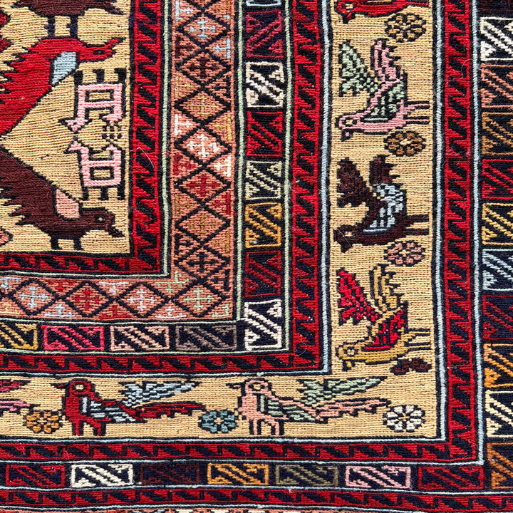 Akay Maliky One-OF-A-Kind-Afghan Rug