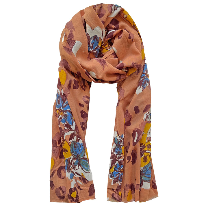 Autumn Hues Cotton Scarf