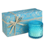 Turquoise Ray Candle