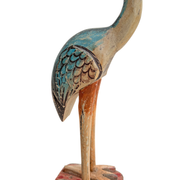 The wooden Blue Heron - Small