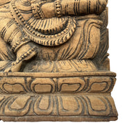 Lord Vishnu Wooden Carved Statue