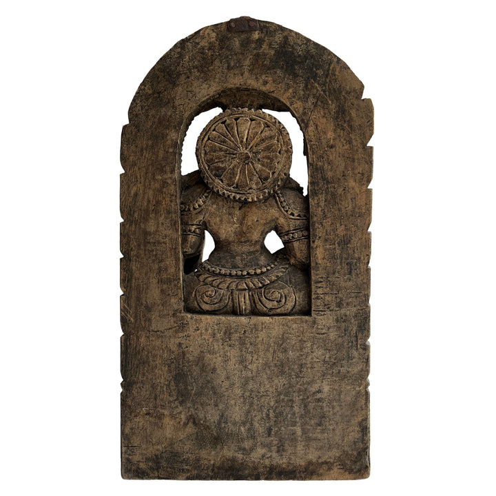 Lord Vishnu Wooden Carved Statue