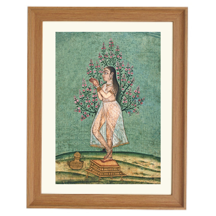 Indian Woman in Prayer Art Print