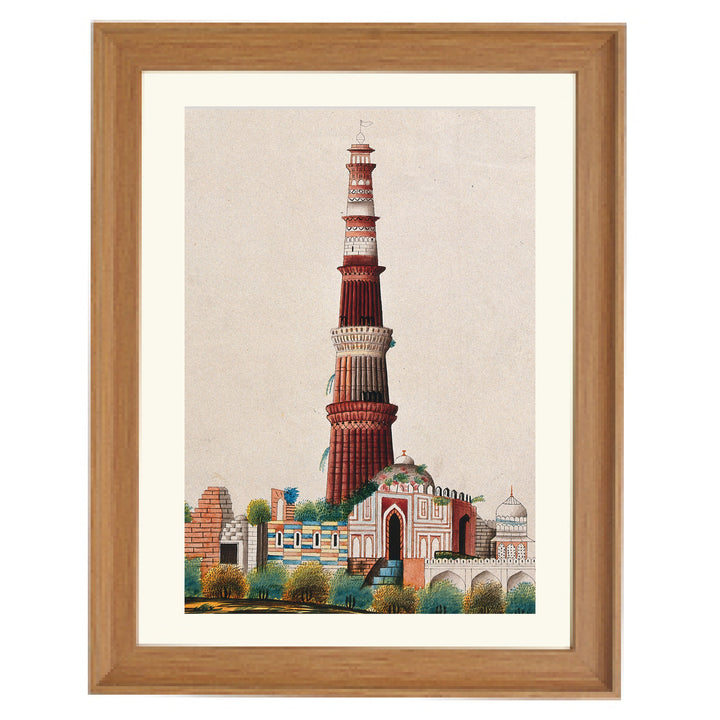 Qutub Minar Splendour Art Print