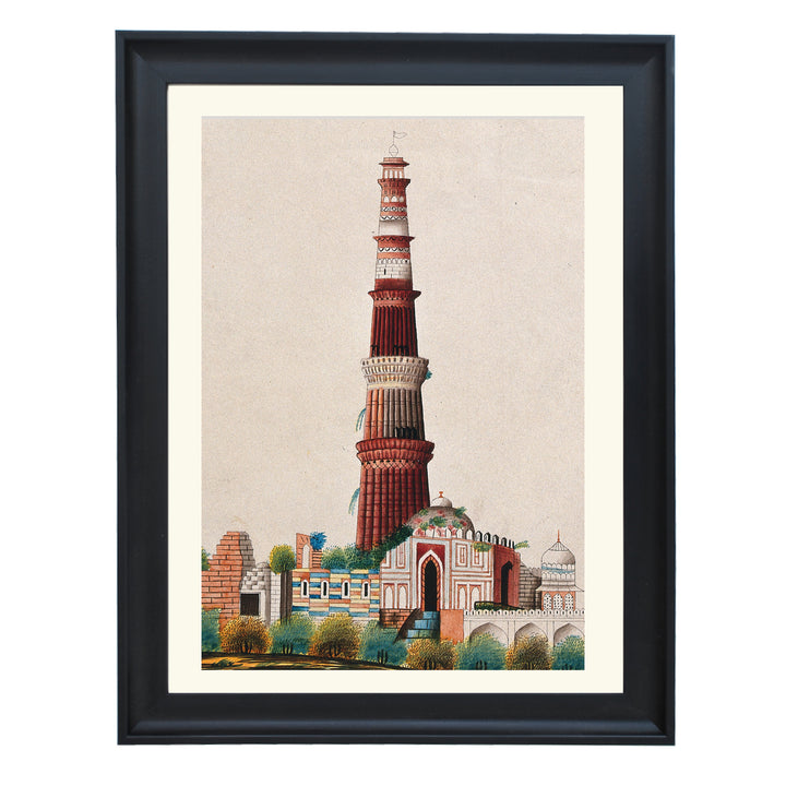 Qutub Minar Splendour Art Print