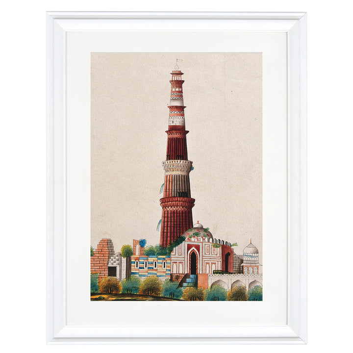 Qutub Minar Splendour Art Print