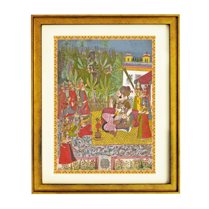 Maharaja Bijay Singh's Harem Art Print