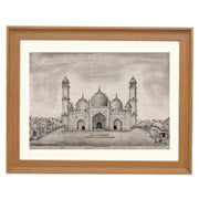 Mathura's Enameled Mosque Art Print
