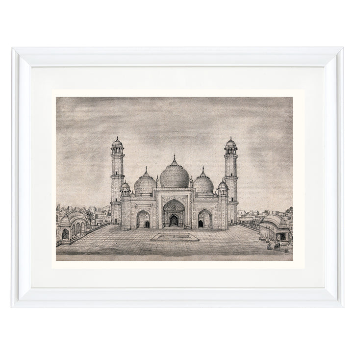 Mathura's Enameled Mosque Art Print