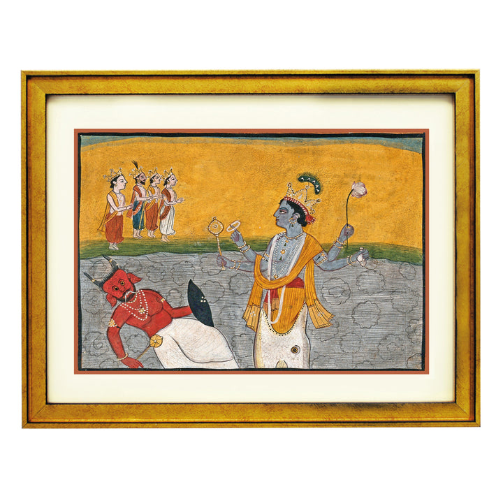 Matsya Avatar Art Print