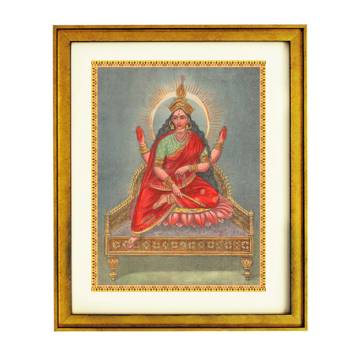 Goddess Bhuvaneshwari Art Print