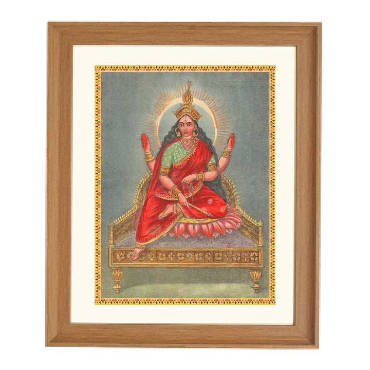 Goddess Bhuvaneshwari Art Print