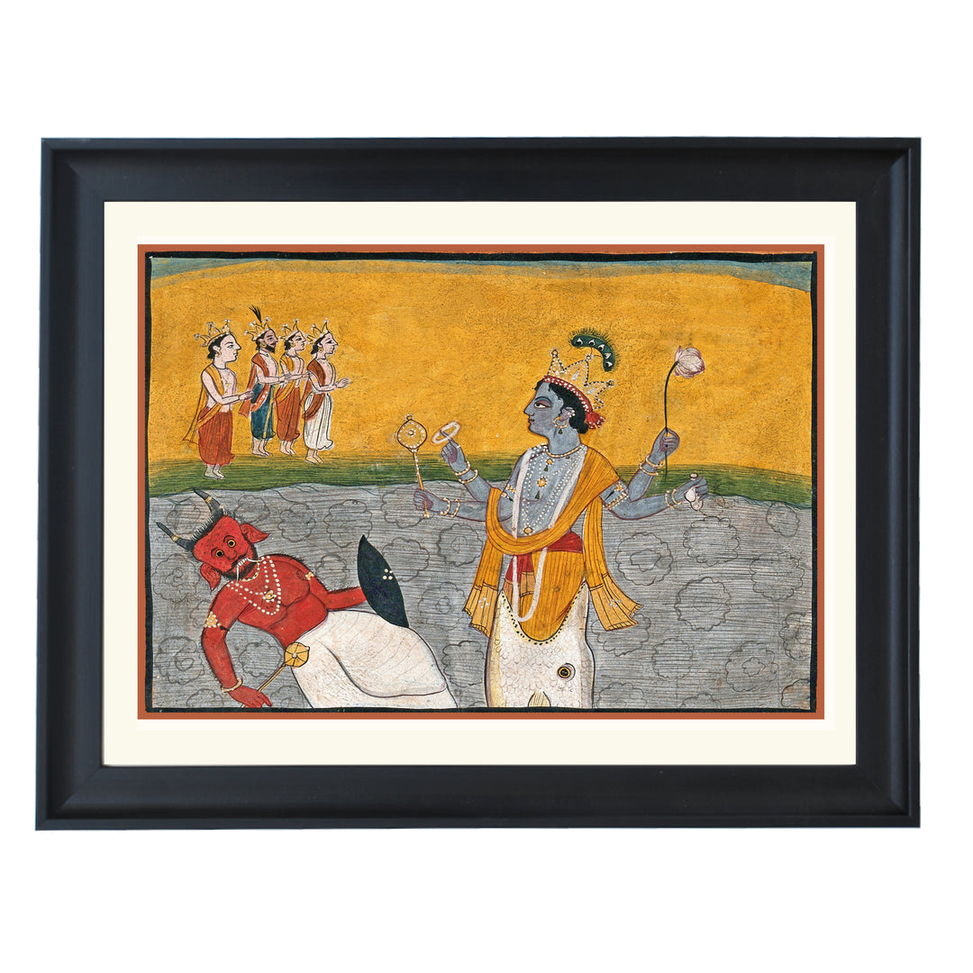 Matsya Avatar Art Print