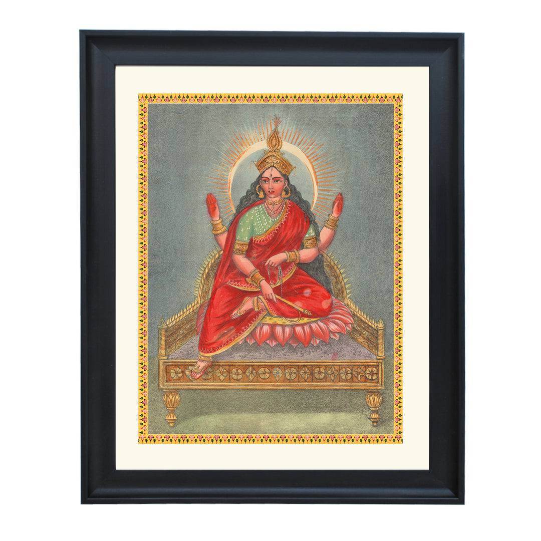 Goddess Bhuvaneshwari Art Print