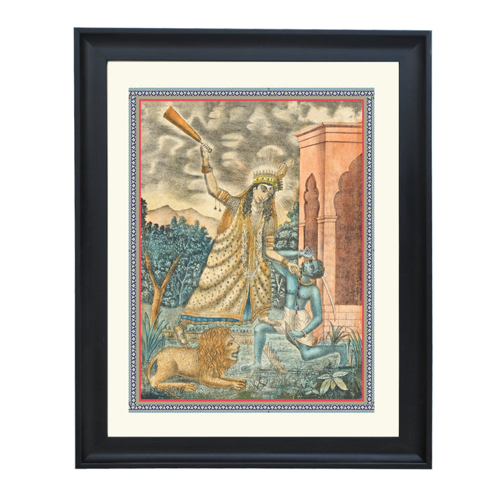 Goddess Bagalamukhi Art Print