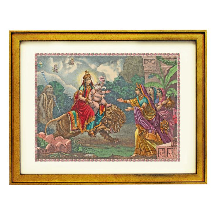Agamani-Vijaya Art Print