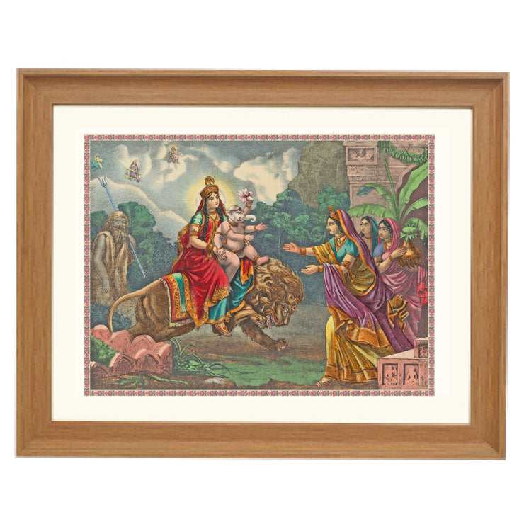 Agamani-Vijaya Art Print