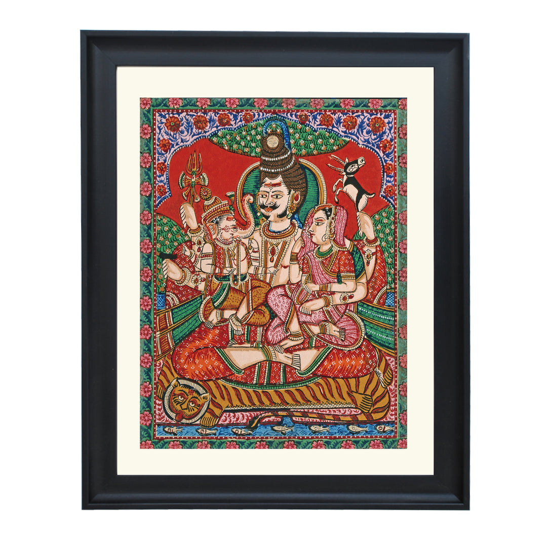 Shiva's Family Art Print