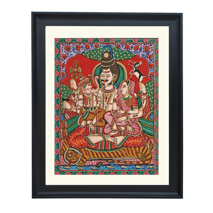 Shiva's Family Art Print