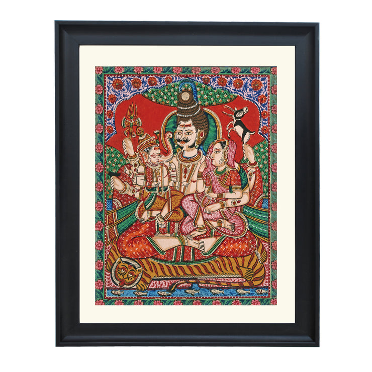 Shiva's Family Art Print
