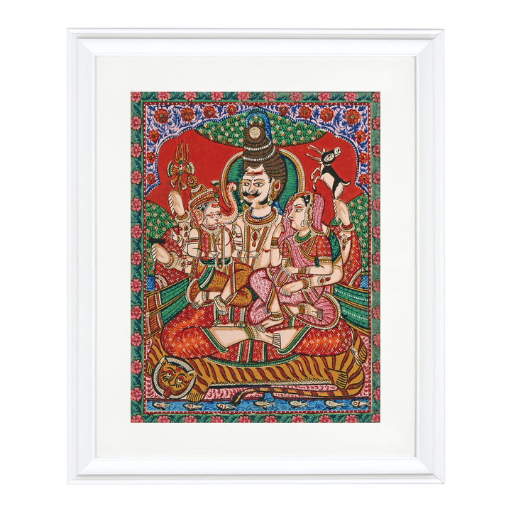 Shiva's Family Art Print