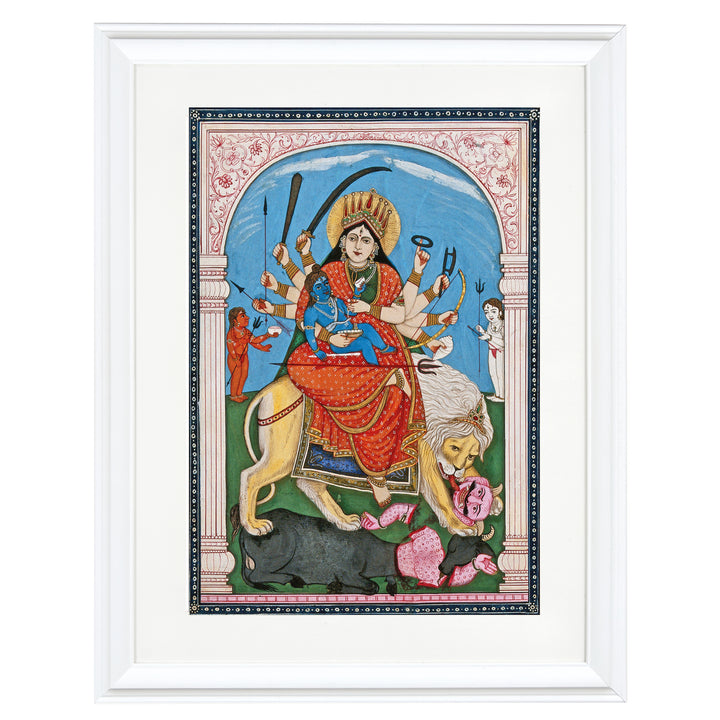 Durga's Battle Art Print