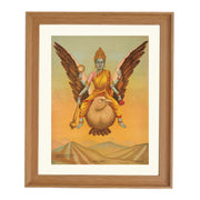 Flight of Wisdom Goddess Sarasvati Art Print