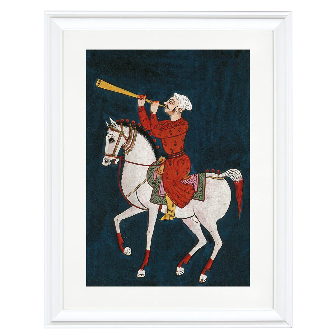 Rajput Cavalier Art Print