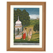 Shiva Linga Worship Art Print