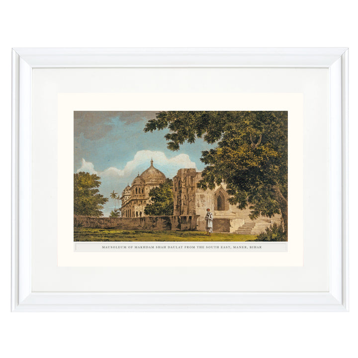 Mausoleum of Makhdam Shah Daulat from the south east, Maner, Bihar Art Print