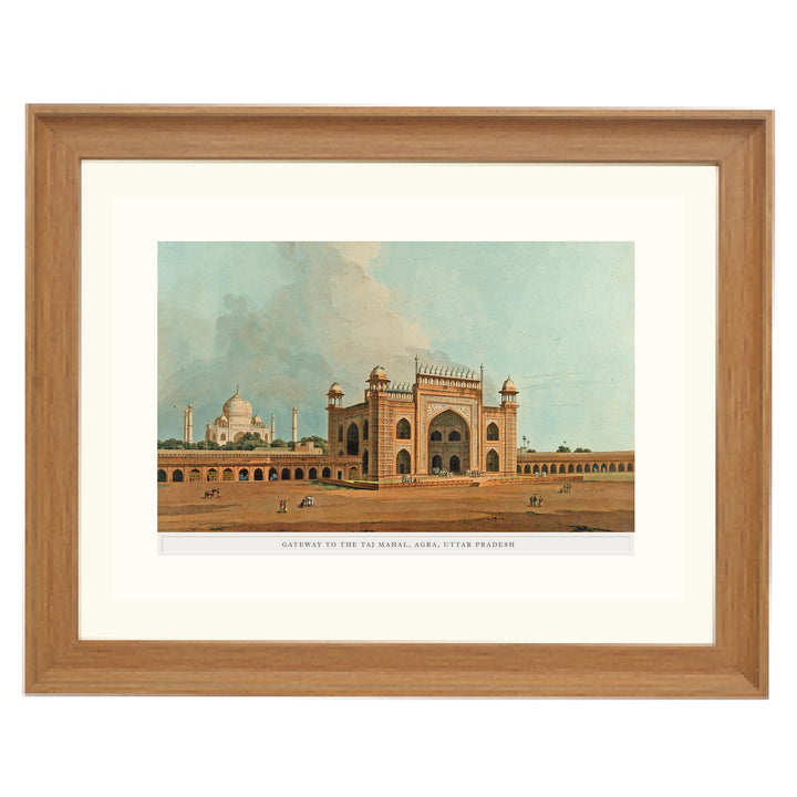 Gateway to the Taj Mahal, Agra, Uttar Pradesh Art Print