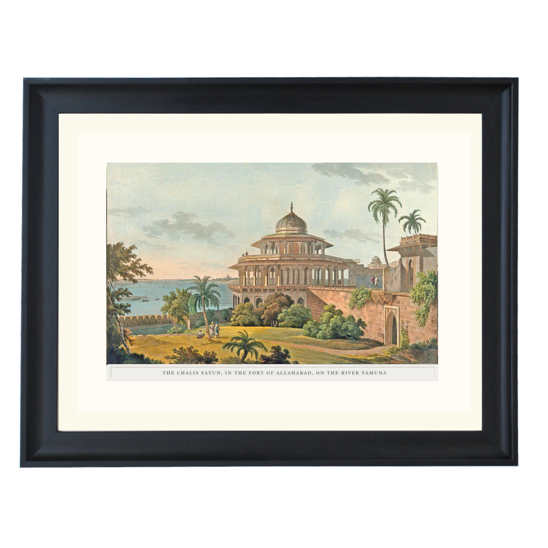 Hall of Forty Pillars, at Allahabad, Uttar Pradesh Art Print