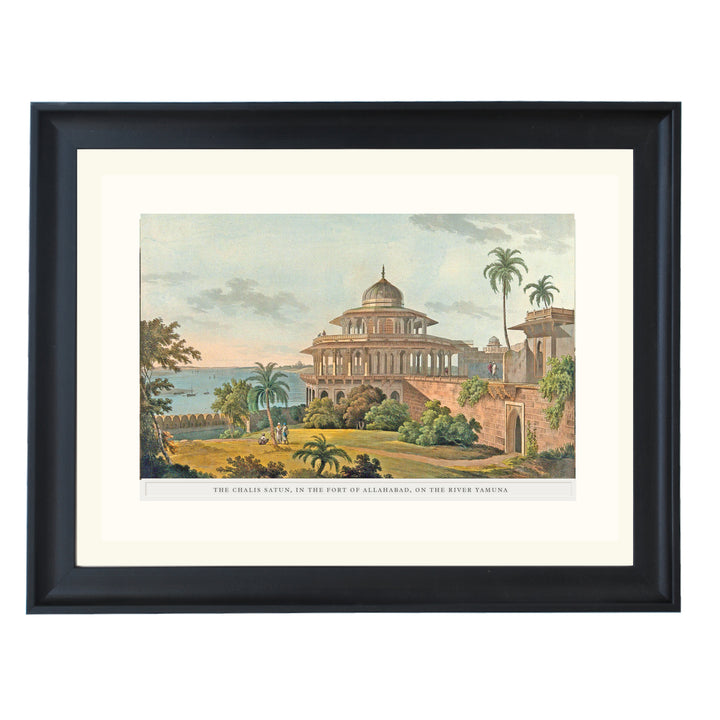 Hall of Forty Pillars, at Allahabad, Uttar Pradesh Art Print