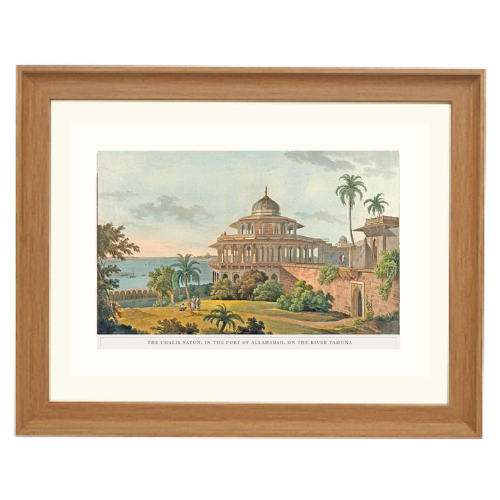 Hall of Forty Pillars, at Allahabad, Uttar Pradesh Art Print