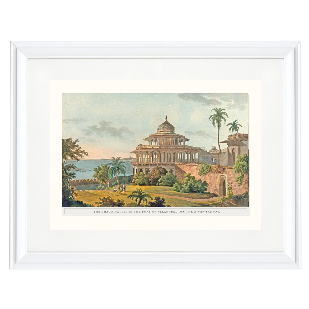 Hall of Forty Pillars, at Allahabad, Uttar Pradesh Art Print