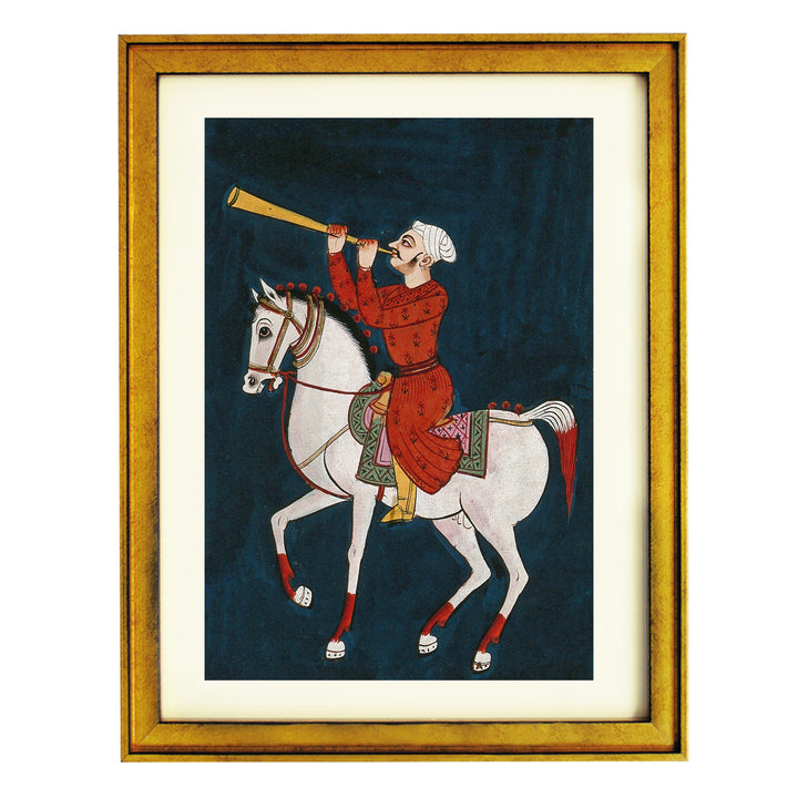 Rajput Cavalier Art Print