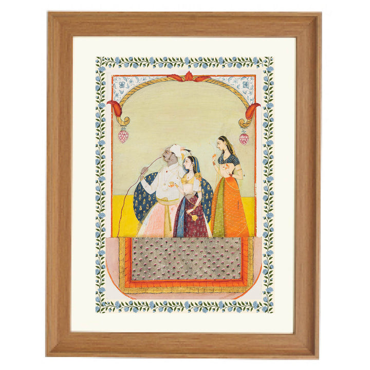 Maharaja Shri Anand Singh ji – A Regal Repose Art Print