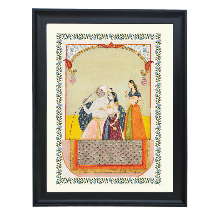 Maharaja Shri Anand Singh ji – A Regal Repose Art Print
