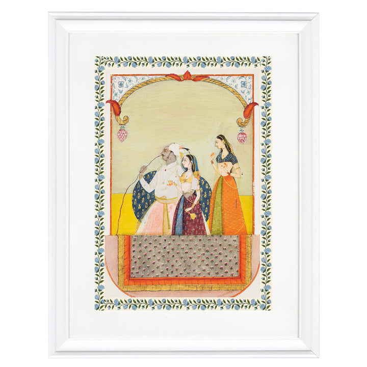 Maharaja Shri Anand Singh ji – A Regal Repose Art Print