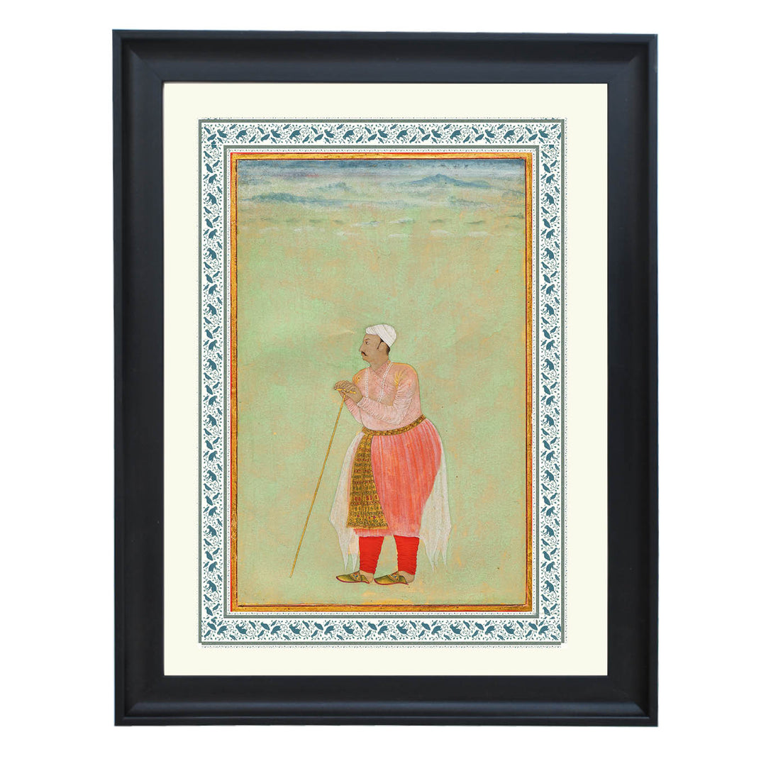 Portrait of Maharaja Rai Singh of Bikaner (reigned 1574–1612) Art Print