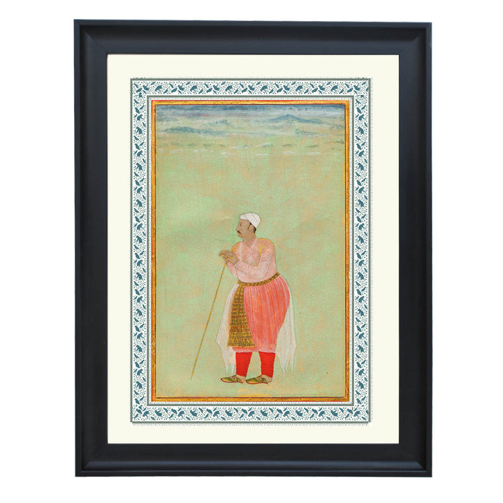 Portrait of Maharaja Rai Singh of Bikaner (reigned 1574–1612) Art Print