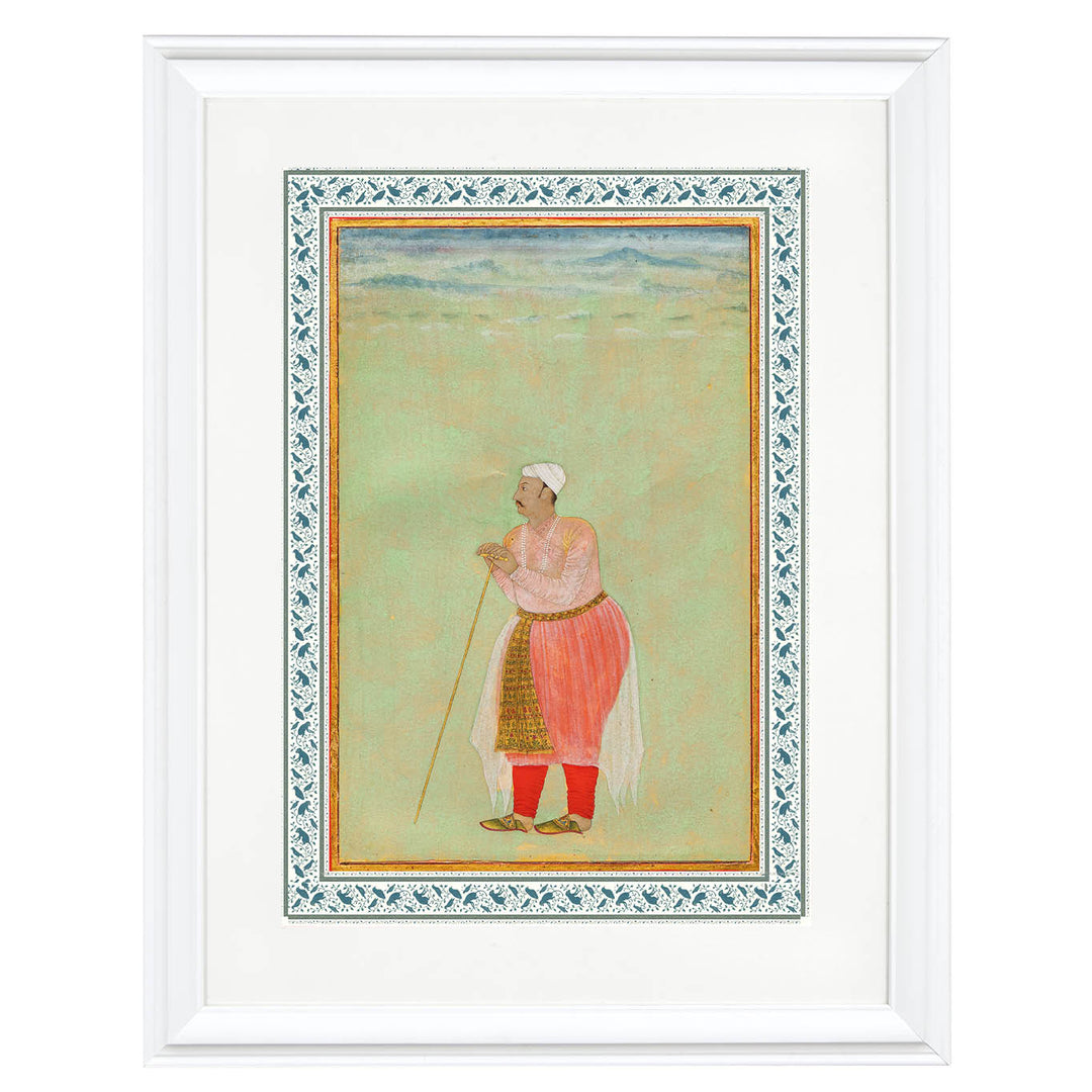 Portrait of Maharaja Rai Singh of Bikaner (reigned 1574–1612) Art Print