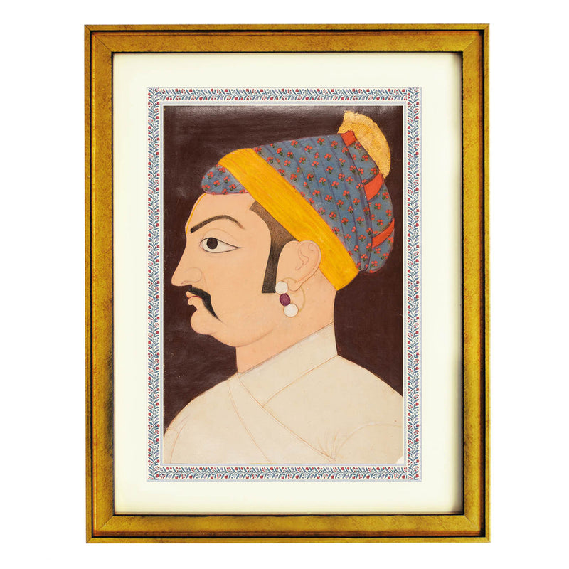 Portrait of Rao Shiv Singh Chandrawat Art Print