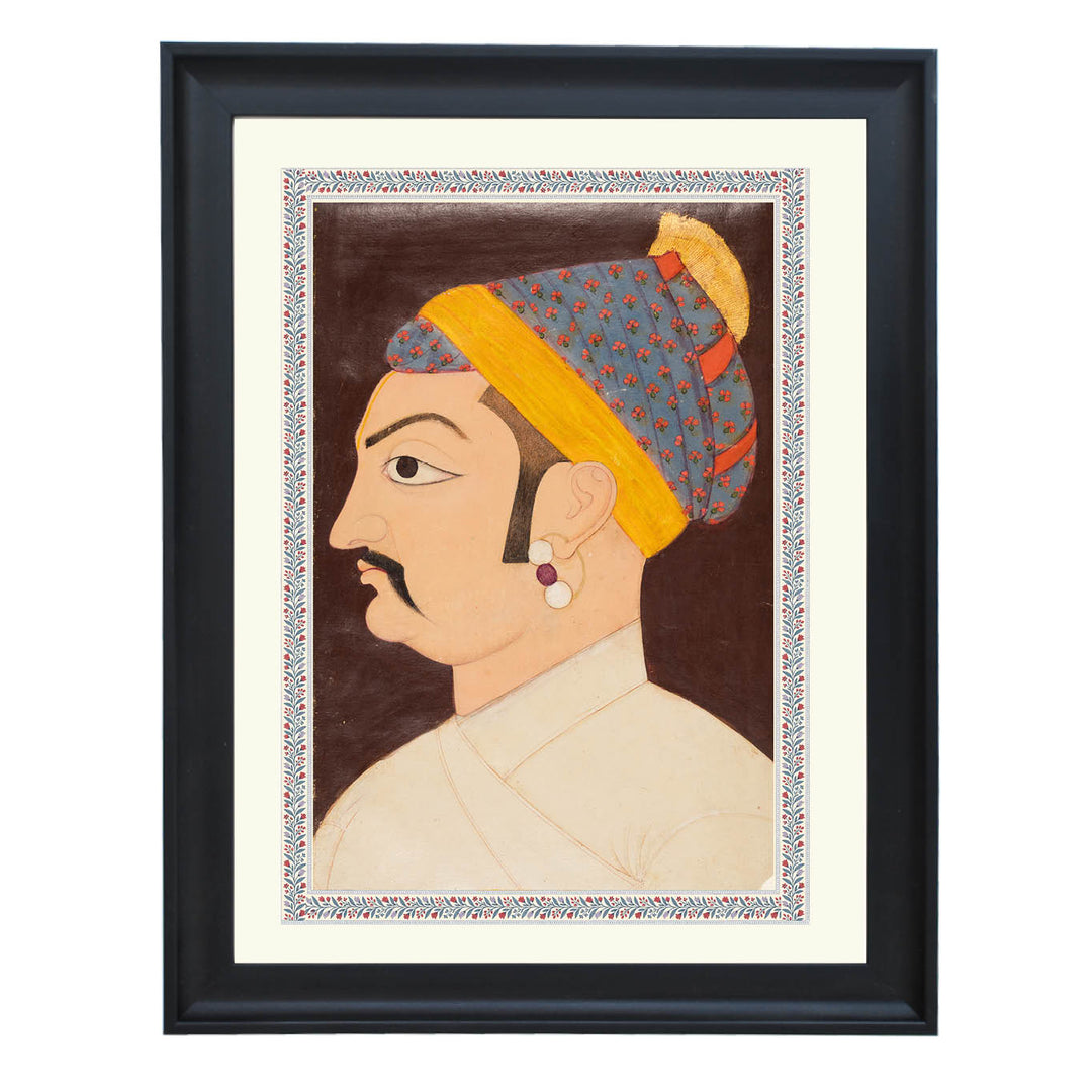 Portrait of Rao Shiv Singh Chandrawat Art Print