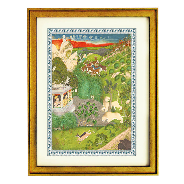 Royal Women Shooting from a Pavilion Art Print