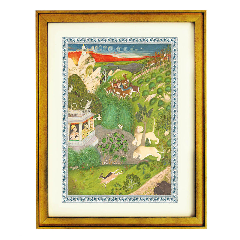 Royal Women Shooting from a Pavilion Art Print