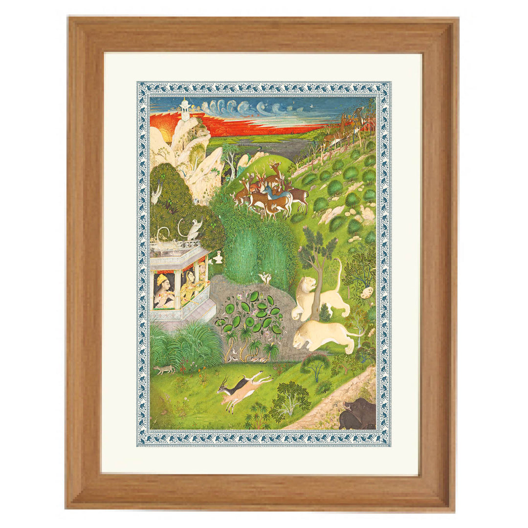 Royal Women Shooting from a Pavilion Art Print